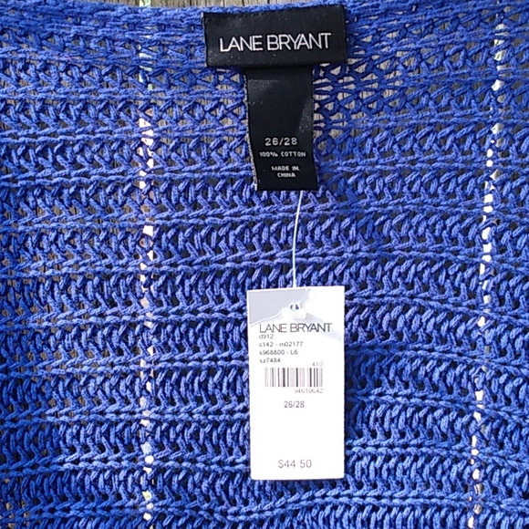 Lane Bryant Blue Sweater - Picture 2 of 3